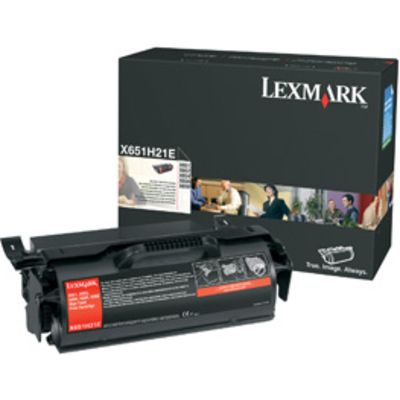 Lexmark X651H21E Toner Zwart Hoge capaciteit