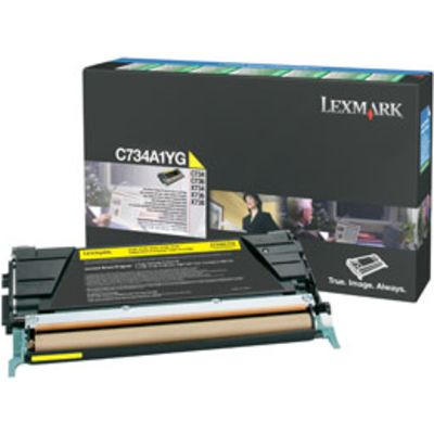 Lexmark C734A1YG - Jaune - Toner