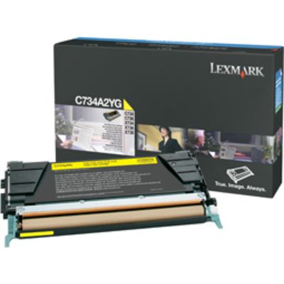 Lexmark C734A2YG - Jaune - Toner