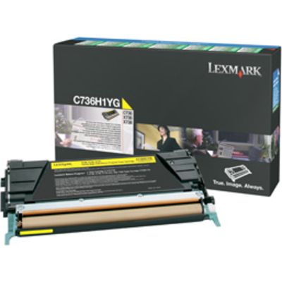 Lexmark C736H1YG - Jaune - Toner - Grande capacité