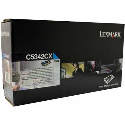 Lexmark C5342CX Toner Cyaan Extra hoge capaciteit