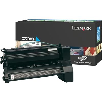 Lexmark C7700CH - Cyan - Toner - Grande capacité
