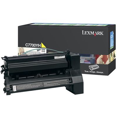 Lexmark C7700YH - Jaune - Toner - Grande capacité