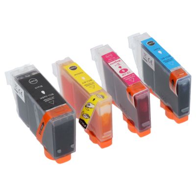 Cartouche compatible Canon BCI-3eBK - 4 couleurs - Multipack