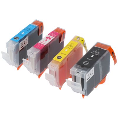 Cartouche compatible Canon BCI-3eBK - 4 couleurs - Multipack