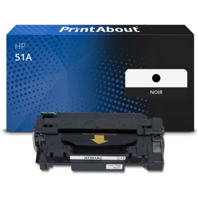 Toner compatible HP 51A (Q7551A) - Noir
