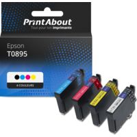 Cartouche compatible Epson T0895 - 4 couleurs - Multipack