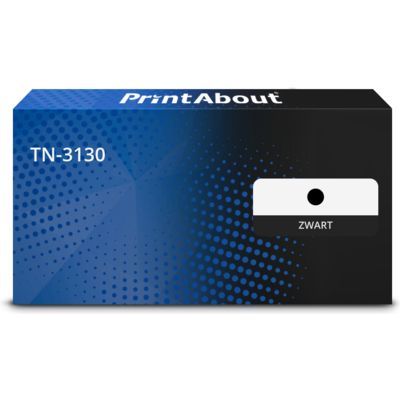 PrintAbout Huismerk vervangt Brother TN-3130 Toner Zwart
