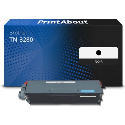 Toner compatible Brother TN-3280 - Noir - Grande capacité