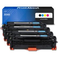 Huismerk HP 304A (CC530A) Toner 4-kleuren Multipack
