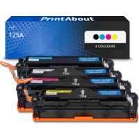 Toner compatible HP 125A (CB540A) - 4 couleurs - Multipack