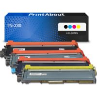 PrintAbout Huismerk vervangt Brother TN-230 Toner 4-kleuren Multipack