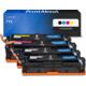 Toner compatible Canon 716 - 4 couleurs - Grande capacité - Multipack