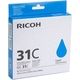 Ricoh GC-31C (405689) - Cyan - Cartouche d'encre