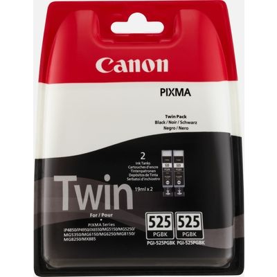 Canon PGI-525PGBK2 Inktcartridge 2x Zwart - Multipack