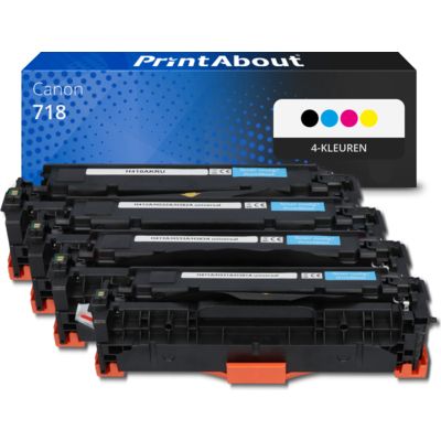 Huismerk Canon 718  Toner 4-kleuren Multipack
