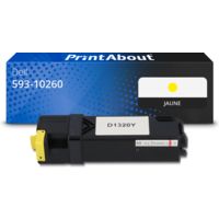 Toner compatible Dell 593-10260 (PN124) - Jaune