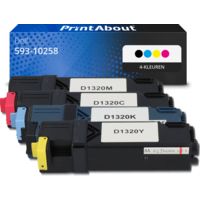 Huismerk Dell 593-10258 (DT615) Toner 4-kleuren Multipack