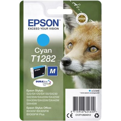 Epson T1282 (C13T12824012) Cartouche d'encre Cyan