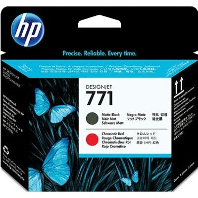 HP 771 (CE017A) Printkop Matzwart + rood