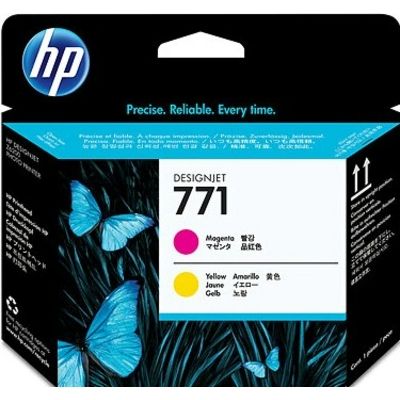 HP 771 (CE018A) - Magenta + jaune - Tête d'impression
