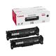 Toner Canon 718 BK2 Noir x2 - Multipack