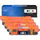 Toner compatible HP 122A (Q3960A) - 4 couleurs - Multipack