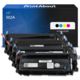 Toner compatible HP 502A (Q6471A) - 4 couleurs - Multipack
