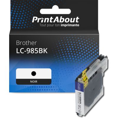Cartouche compatible Brother LC-985BK - Noir