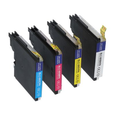 PrintAbout Huismerk vervangt Brother LC-985VALBP Inktcartridge 4-kleuren Multipack