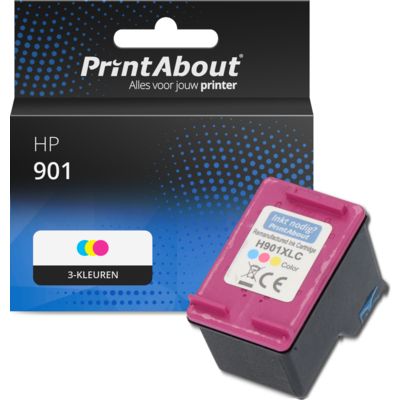 Huismerk HP 901 (CC656AE) Inktcartridge 3-kleuren
