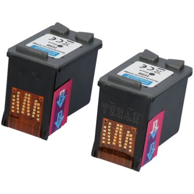 Cartouche compatible HP 56 (C6656AE) - Noir - Multipack