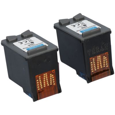 Cartouche compatible HP 56 (C6656AE) - Noir - Multipack