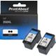 Huismerk HP 350XL (CB336EE) Inktcartridge 2x Zwart Hoge capaciteit - Multipack