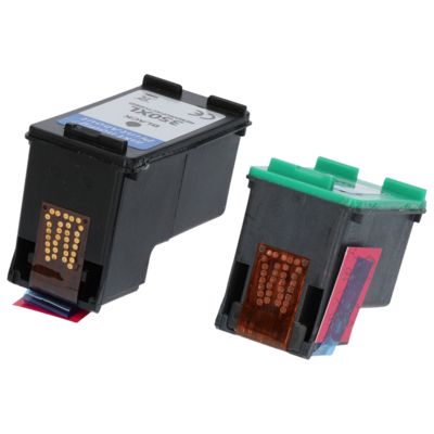 Huismerk HP 350XL (SD412EE) Inktcartridge Zwart + 3 kleuren Multipack Hoge capaciteit