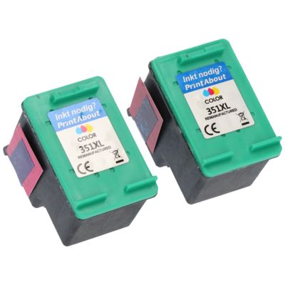 Huismerk HP 351XL (CB338EE) Inktcartridge 3-kleuren Multipack Hoge capaciteit