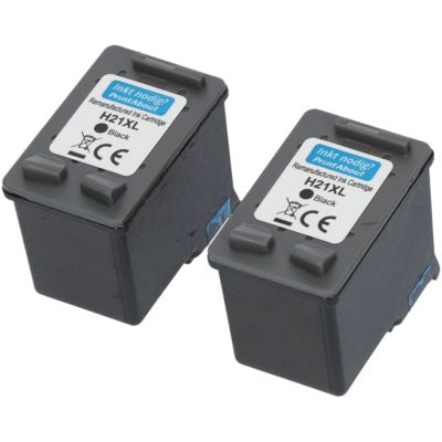 Cartouche compatible HP 21 (C9351AE) 2x Noir - Multipack