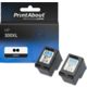 Huismerk HP 300XL (D8J43AE) Inktcartridge Zwart Multipack 2-pack Hoge capaciteit