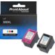 Cartouche compatible HP 300XL (CC641EE) - Noir + 3 couleurs - Grande capacité - Multipack