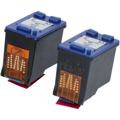 Cartouche compatible HP 28 (C8728A) - pack de 2 - 3 couleurs - Multipack