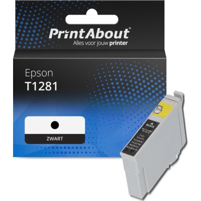 Huismerk Epson T1281 Inktcartridge Zwart