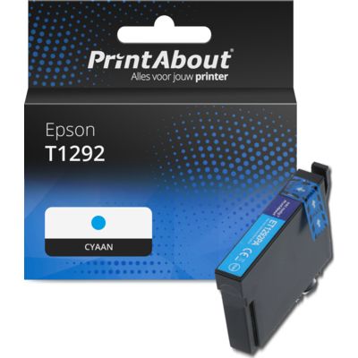 Huismerk Epson T1292 Inktcartridge Cyaan