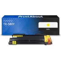 Huismerk Kyocera TK-580Y Toner Geel
