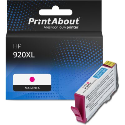 Huismerk HP 920XL (CD973AE) Inktcartridge Magenta Hoge capaciteit