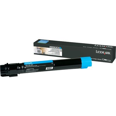 Lexmark X950X2CG Toner Cyaan Extra hoge capaciteit