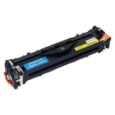 Huismerk HP 128A (CE322A) Toner Geel