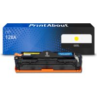 Huismerk HP 128A (CE322A) Toner Geel