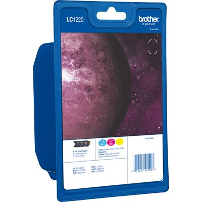 Brother LC-1220RBWBP - 3-couleurs - Cartouche d'encre - Multipack