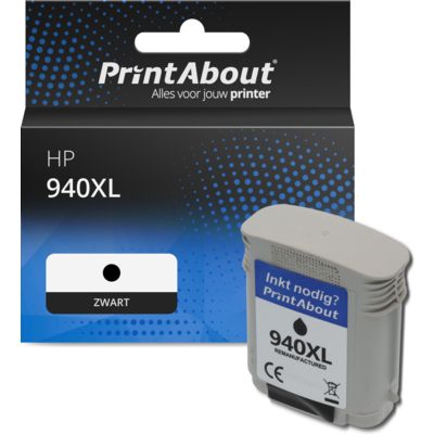 Huismerk HP 940XL (C4906AE) Inktcartridge Zwart Hoge capaciteit