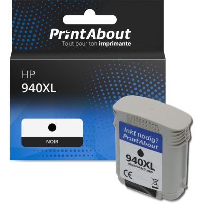 Cartouche compatible HP 940XL (C4906AE) - Noir - Grande capacité